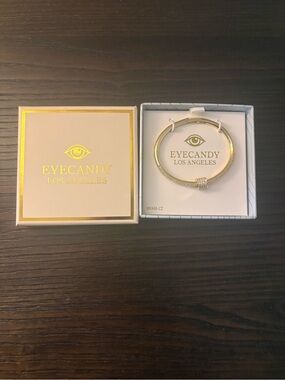 NEW Eye Candy Gold Bangle Bracelet